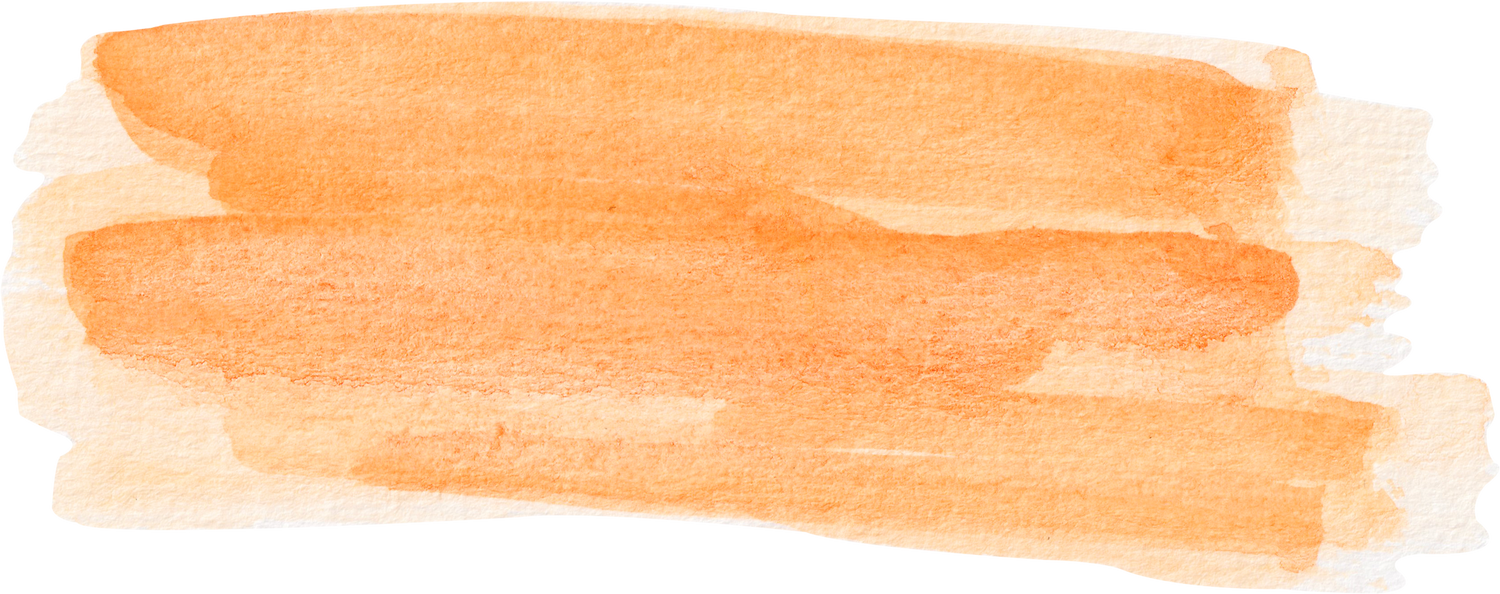 orange brush stroke